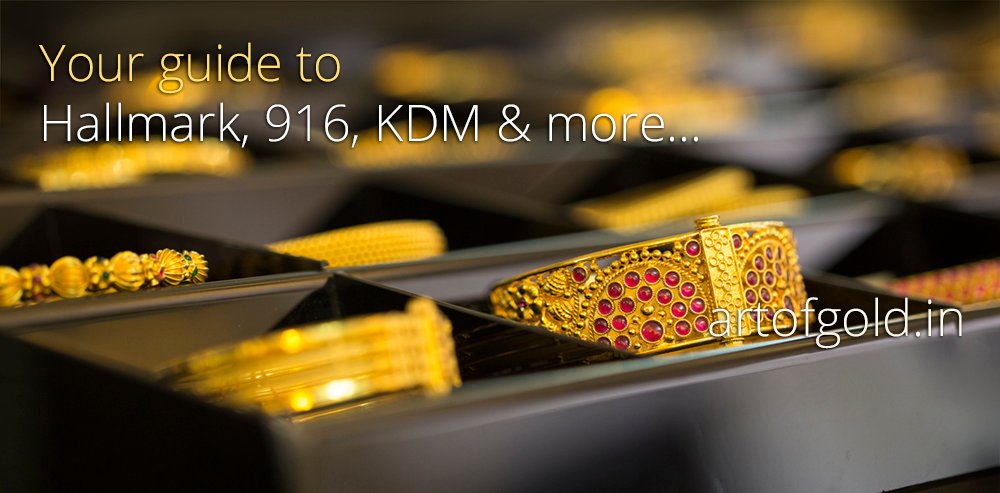 What do Hallmark 916 KDM jewellery mean Art of Gold