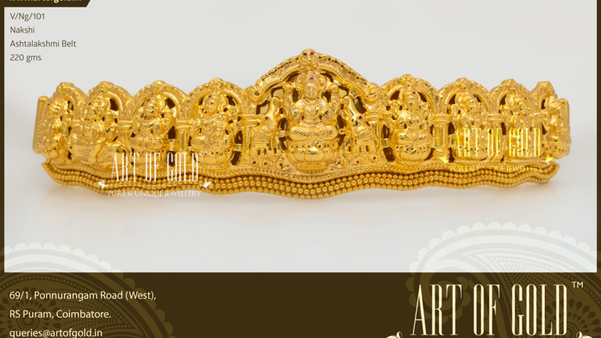 Nakshi Ashtalakshmi Vaddanam Art of Gold Jewellery, Coimbatore