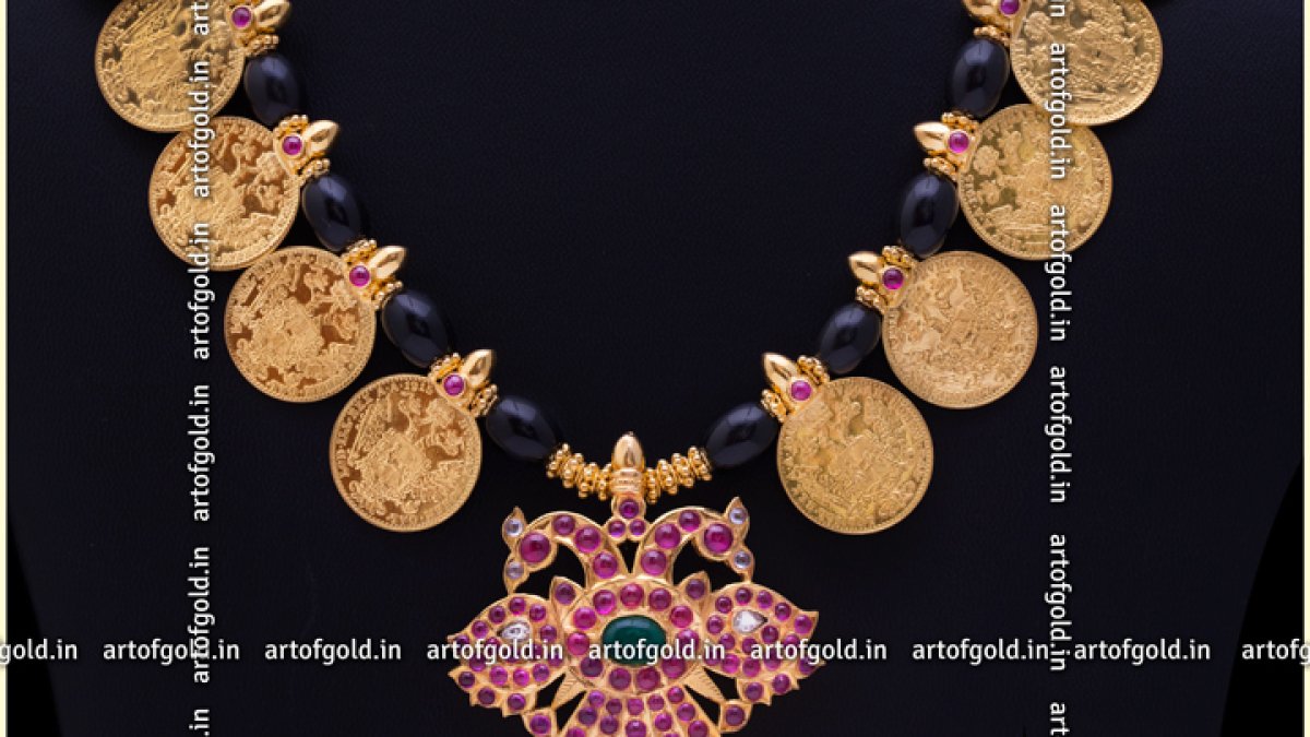 Black thread kasu mala discount