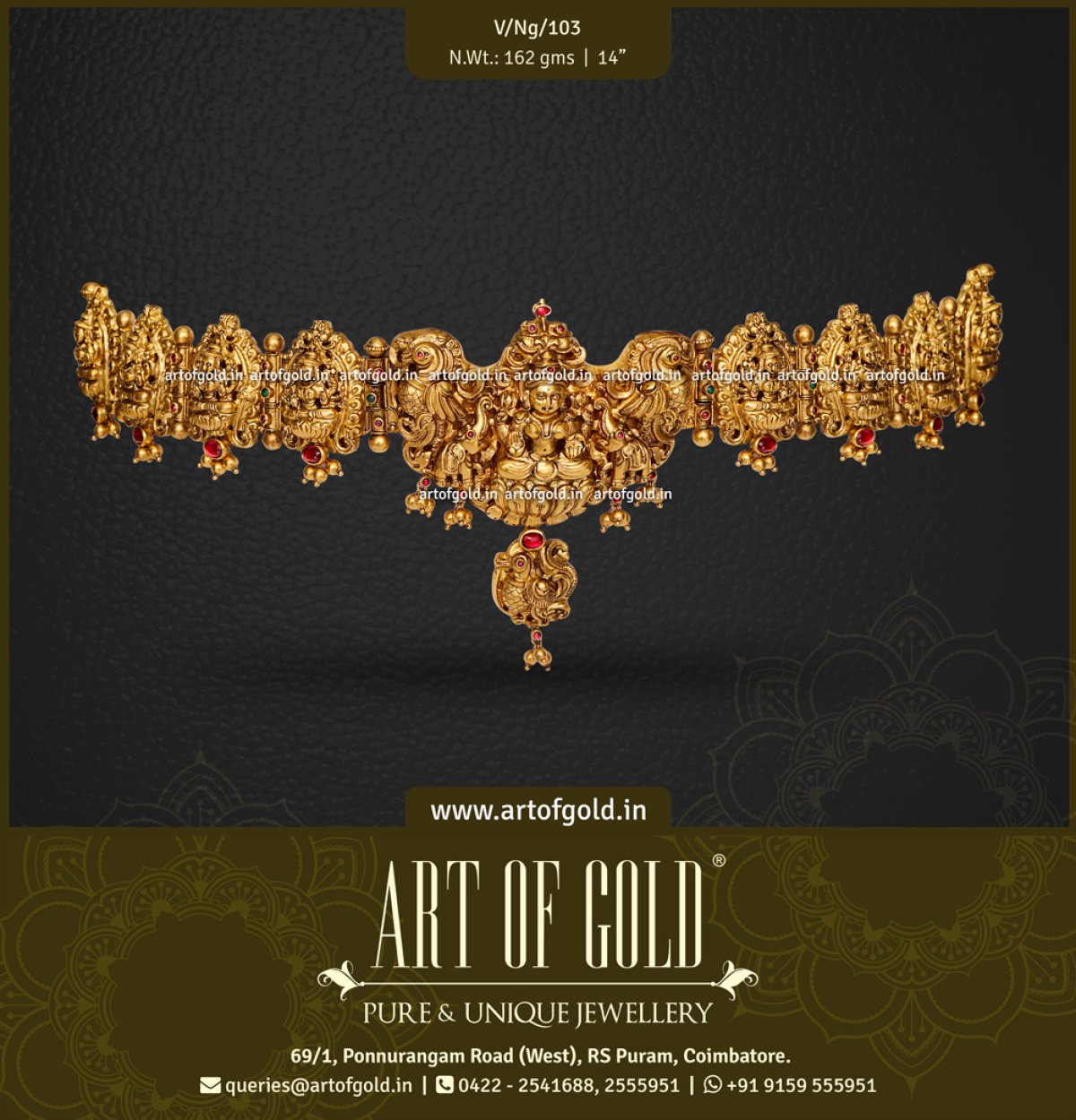 Temple Jewellery Designs Ashtalakshmi Vaddanam Price Ashtalakshmi
