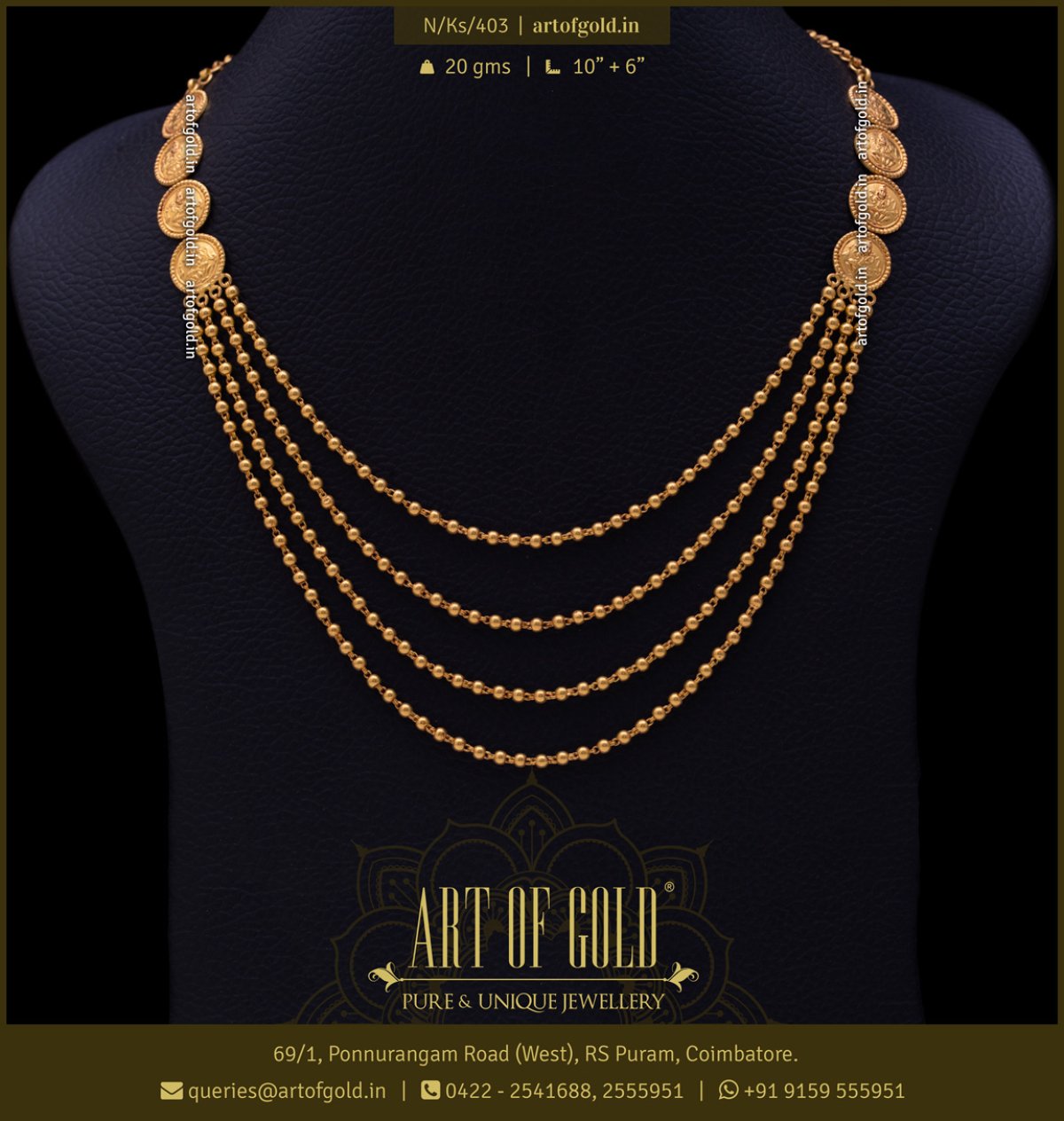 Light Weight Latest Gold Haram Designs 2019 With Weight Mini