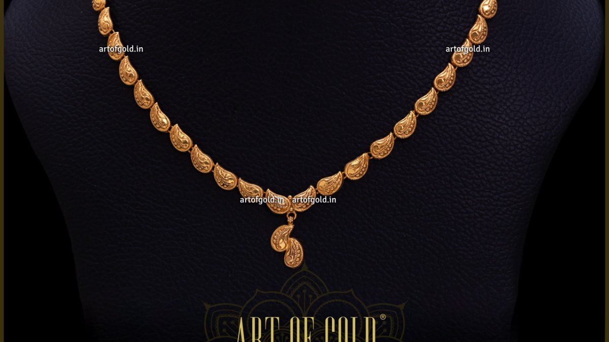 Kids Gold Necklace Art of Gold Jewellery, Coimbatore