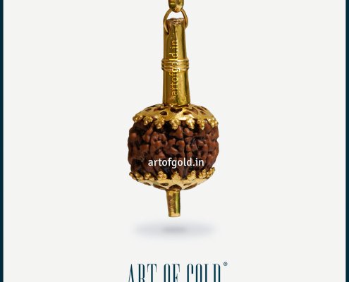 Rudraksha Gada Pendant