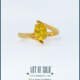 Gold Yellow Sapphire Ring