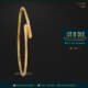 Gold bangle for western wear