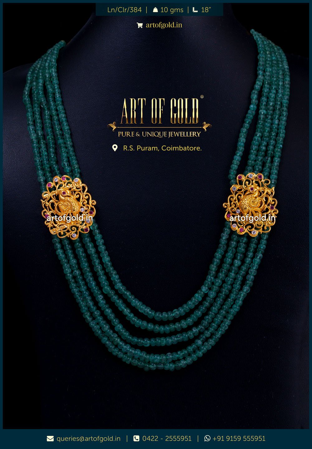 Beads Haram with Gold design motif