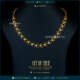 Hearts necklace - Gold & CZ stones
