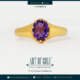 Gold Amethyst Ring