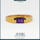 Gold Amethyst Ring