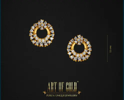 Light Weight Gold Earrings