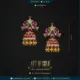 Kemp Jhumkas & Peacock studs in our inimitable Gold Close setting work with 100% wax free setting. Kemp Jhumkas are never out of vogue.