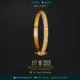 Office wear gold bangle - Double side