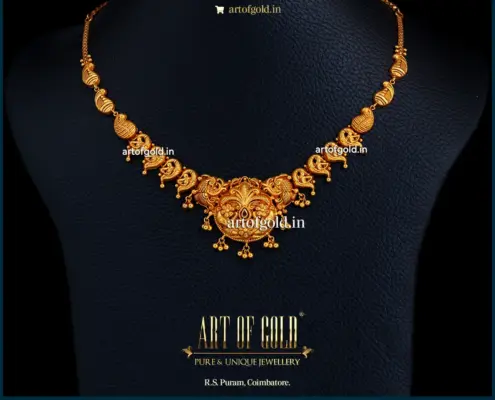 Light Weight Gold Necklace without deities