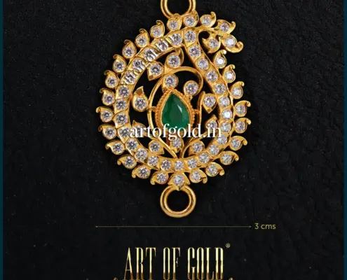 Traditional Chain Mugappu - Mango Pattern
