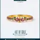 Ruby Bangle in Gold