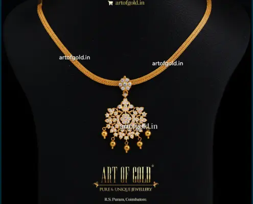 Traditional addigai necklace