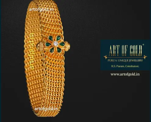 Gold Mesh Bangle (Flat Golusu bangle type)
