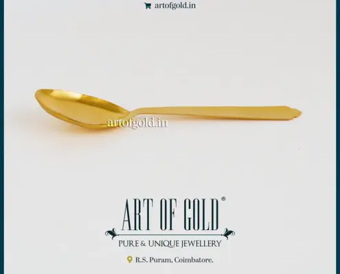 22k Gold spoon for Baby