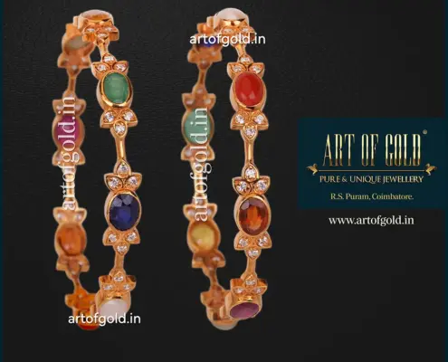 Light Weight Navaratna Bangle