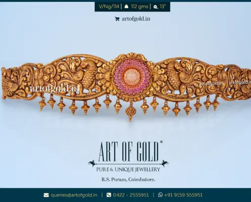 Bridal Gold Vaddanam (Nakshi)