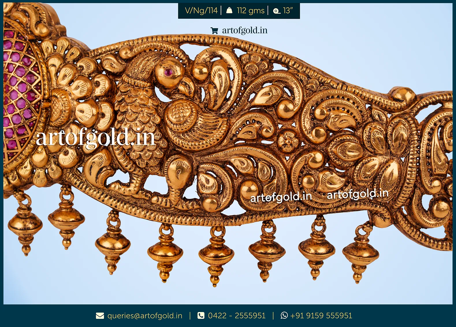 Bridal Gold Vaddanam (Nakshi) Bridal Gold Vaddanam (Nakshi)