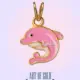 Gold Dolphin pendant for babies