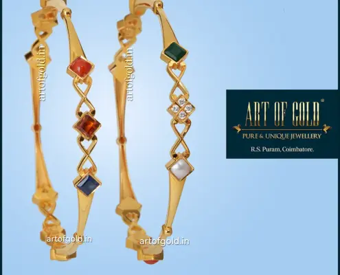 Light Weight Navaratna Bangle